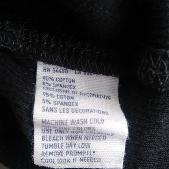 American Eagle Outfitters Black Ribbed Racerback Tank Top - Picture 6 of 7